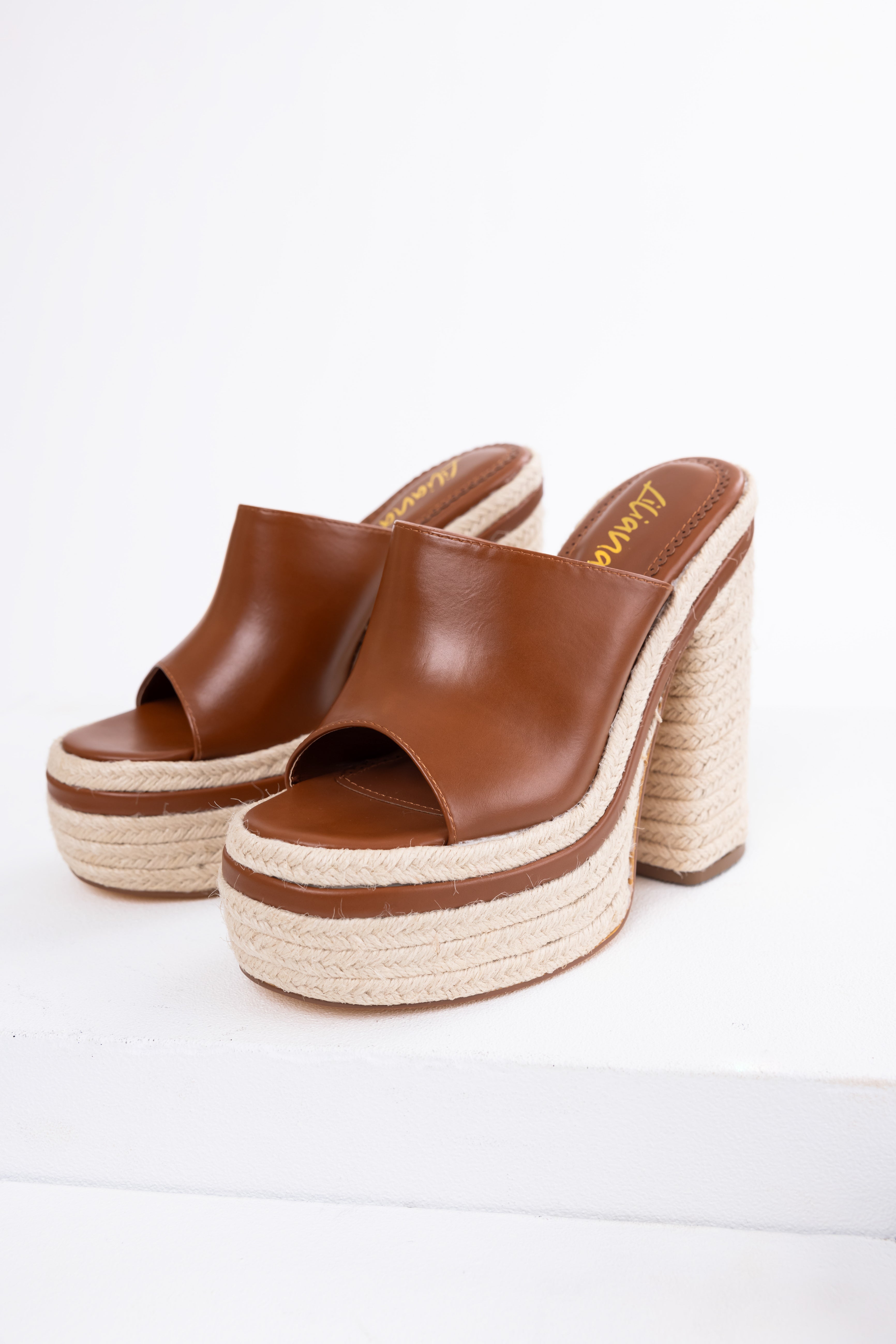 Spice High Heel Espadrille Platform Sandals-Newayad