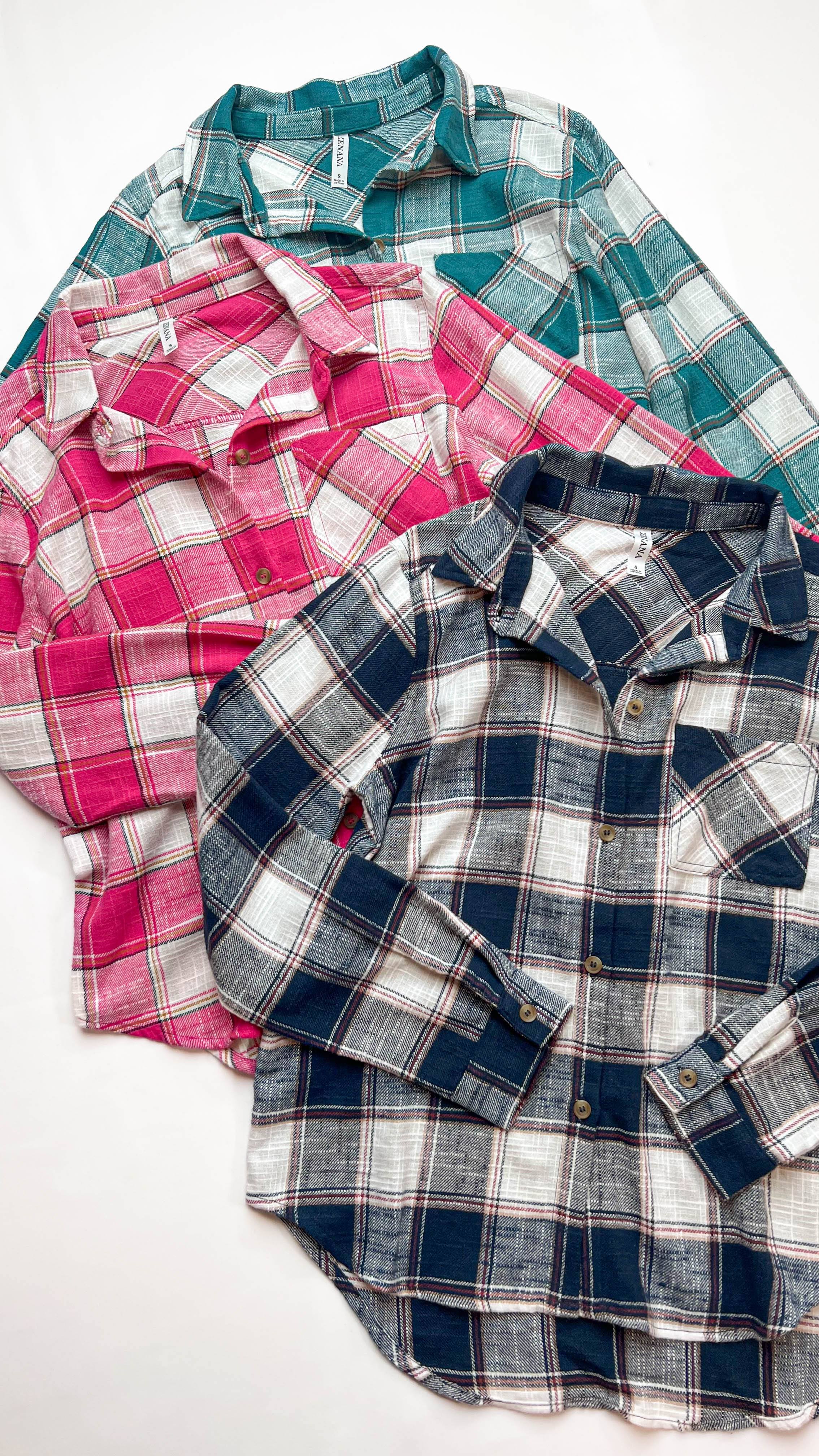Magenta Plaid Cotton Lightweight Shirt Jacket-Newayad