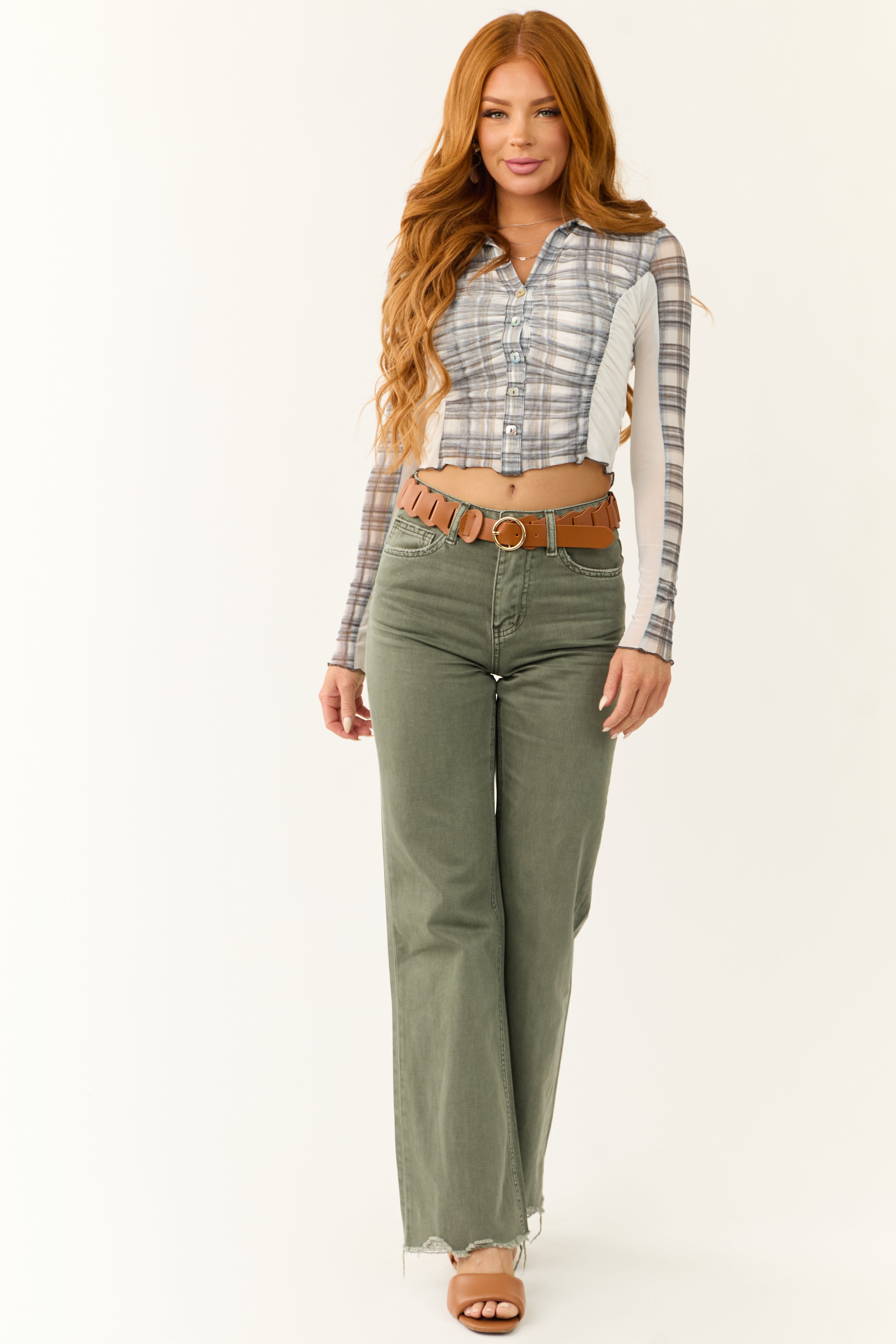 Vervet Juniper 90's Vintage Raw Hem Flare Jeans-Newayad