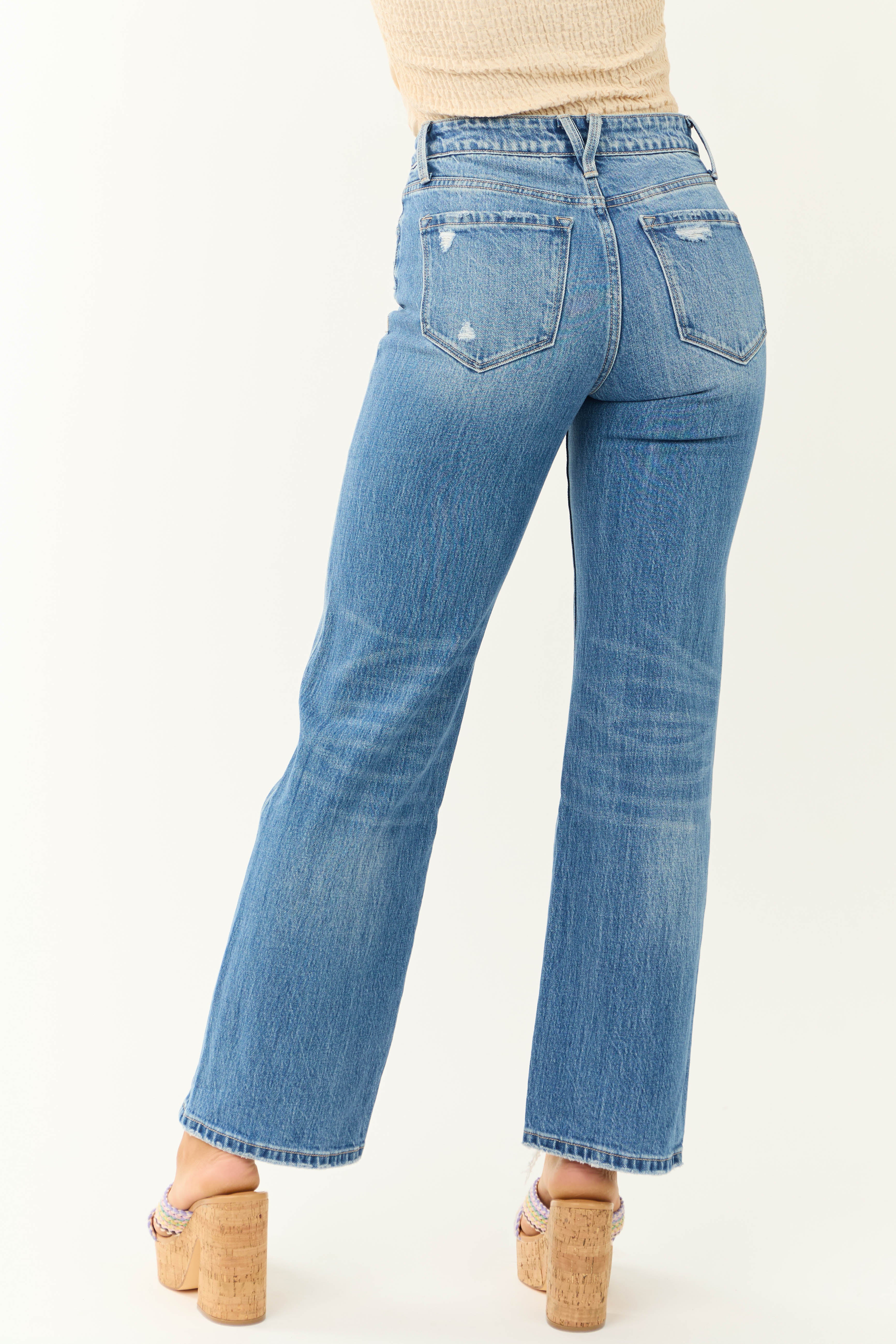 Vervet Medium Wash Dad Jeans-Newayad