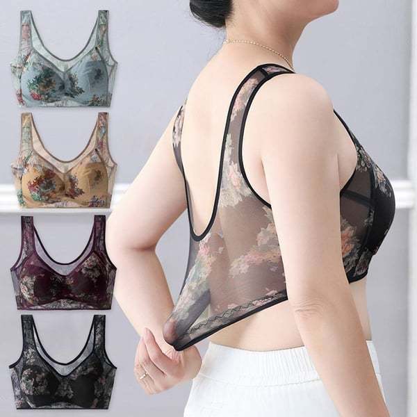 Lace Buttonless Comfortable Bra