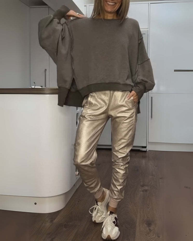 BRINA - CASUAL TOP & PANTS SET