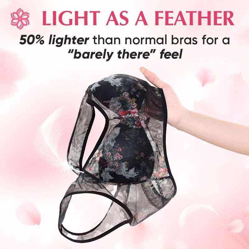 Lace Buttonless Comfortable Bra