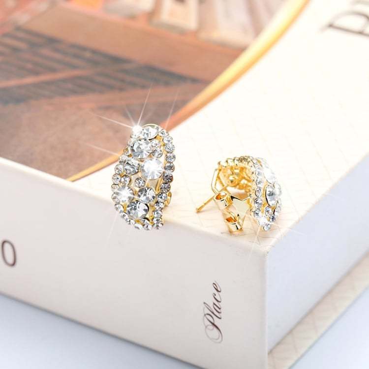 Lab-Created Diamonds Hoop Earrings🎁