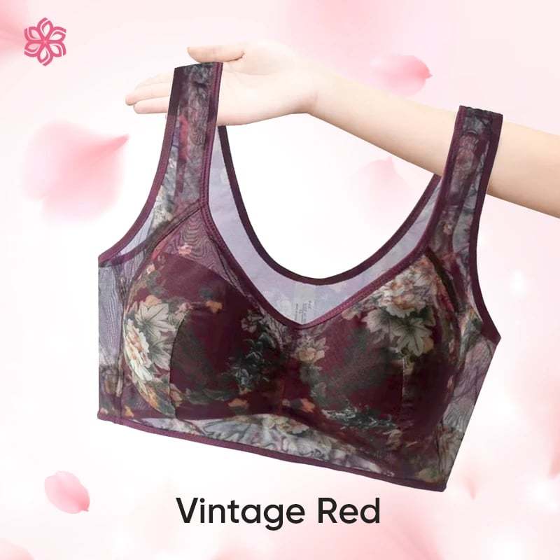 Lace Buttonless Comfortable Bra
