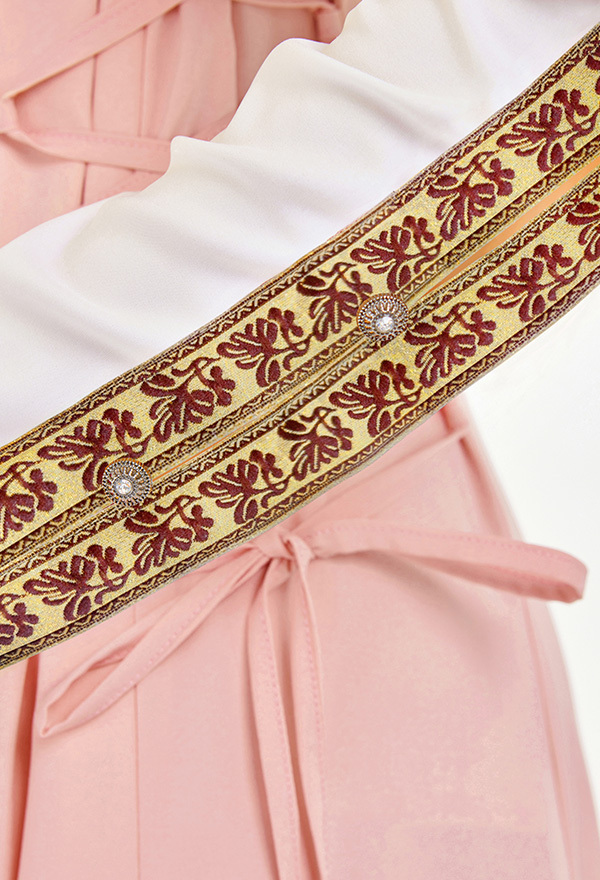 Medieval Renaissance Costume Vintage Retro Blue Green Puff Sleeves Fake Two Piece Dress