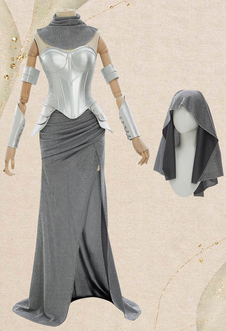 The Ironweave Knit with Knight Corset and Skirt