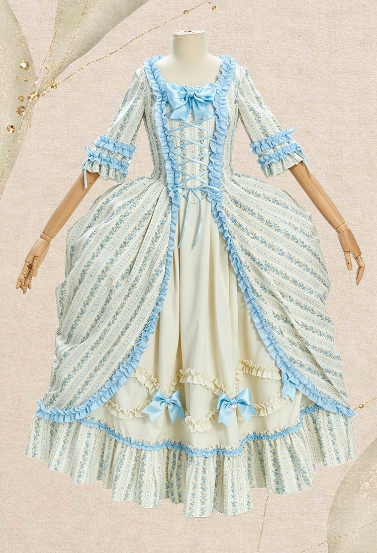 The Blossom Wall Rococo Dress