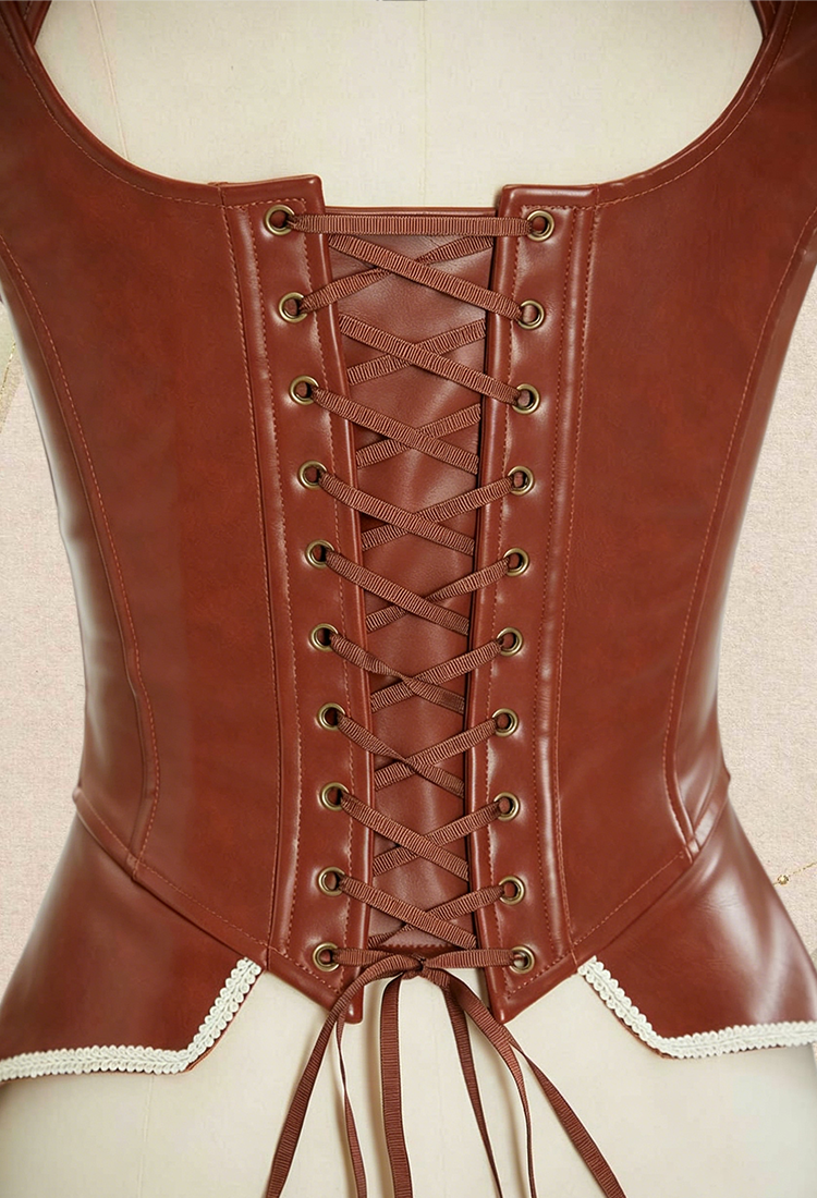 The Umber Knit with Knight Leather Armor