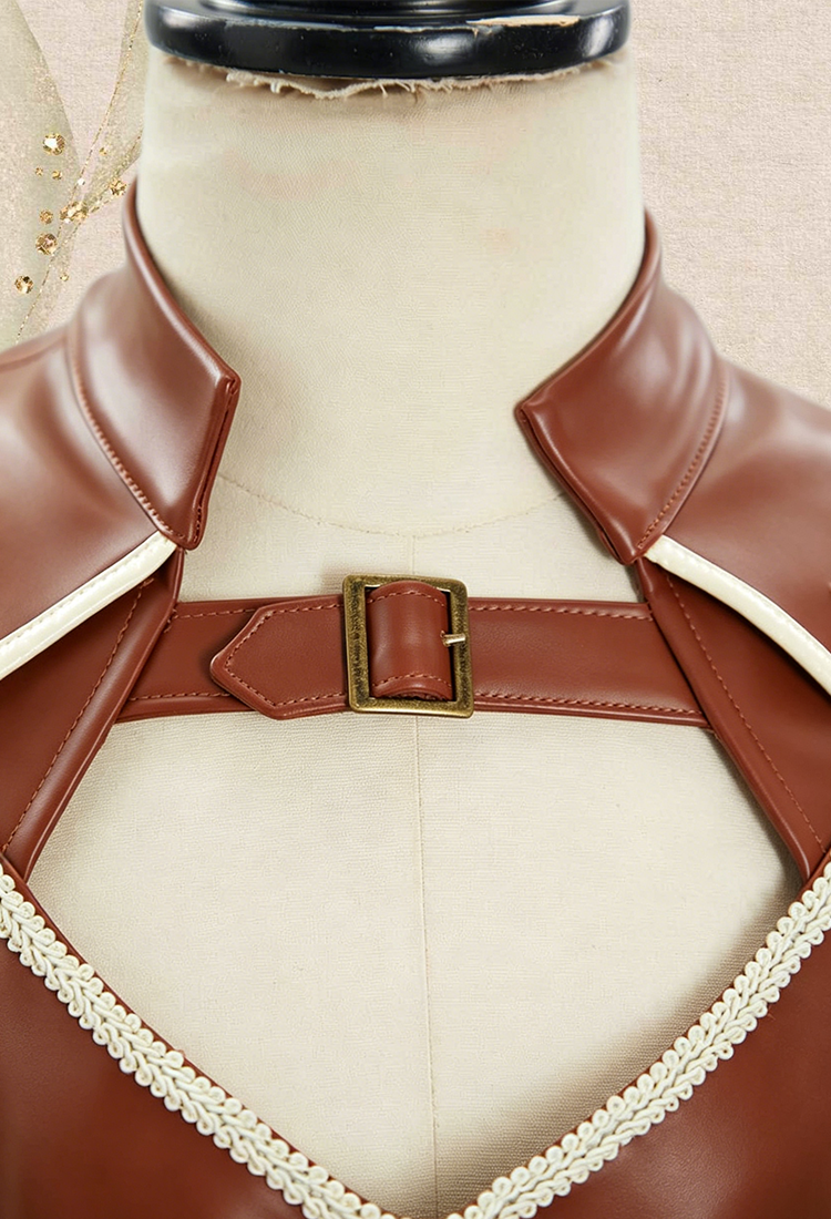 The Umber Knit with Knight Leather Armor