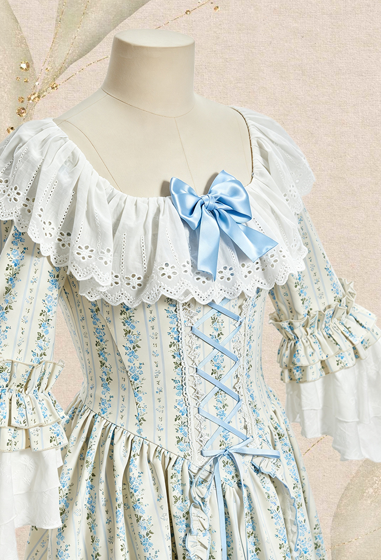 The Floret Cascade Rococo Dress