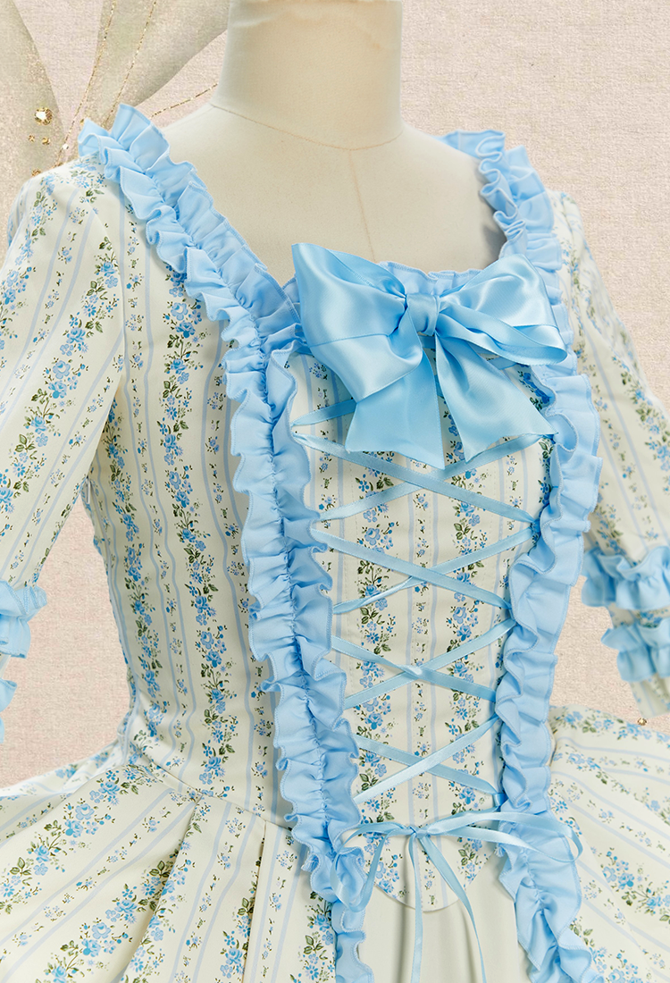 The Blossom Wall Rococo Dress