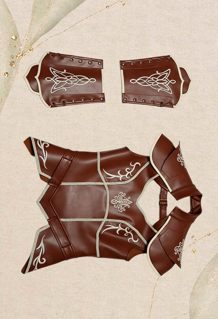 The Umber Knit with Knight Leather Armor