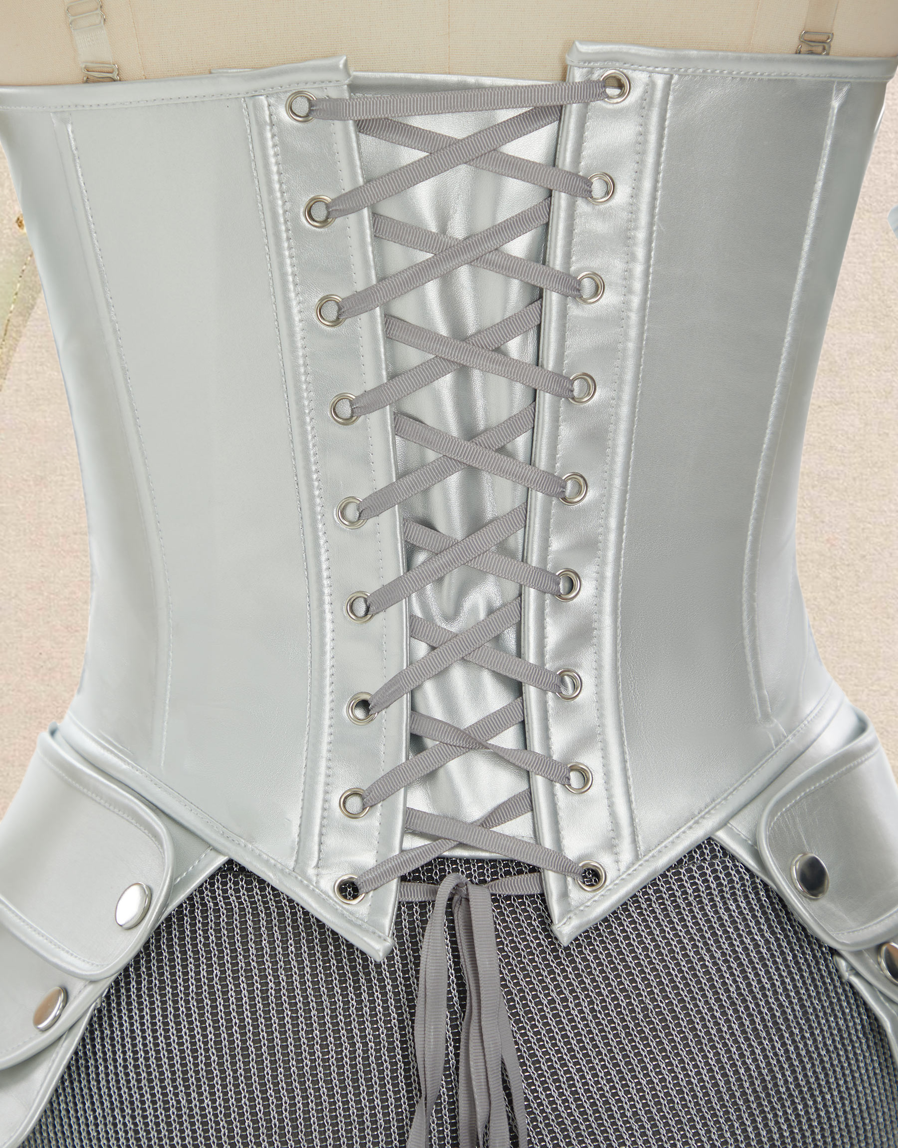 The Ironweave Knit with Knight Corset and Skirt