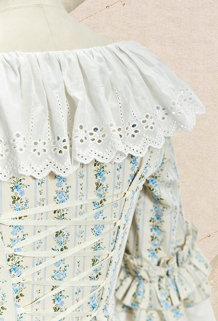 The Floret Cascade Rococo Dress