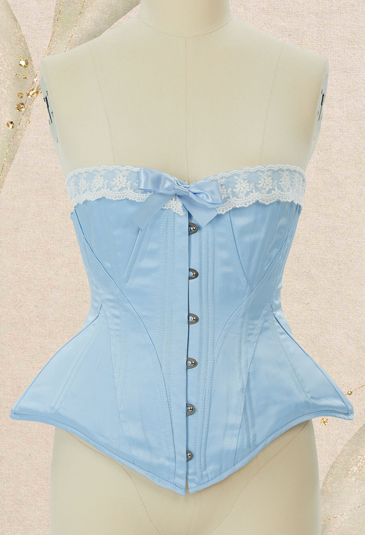 Medieval Renaissance Boned Waist Corset for Women 19th Century Vintage Lace Corset