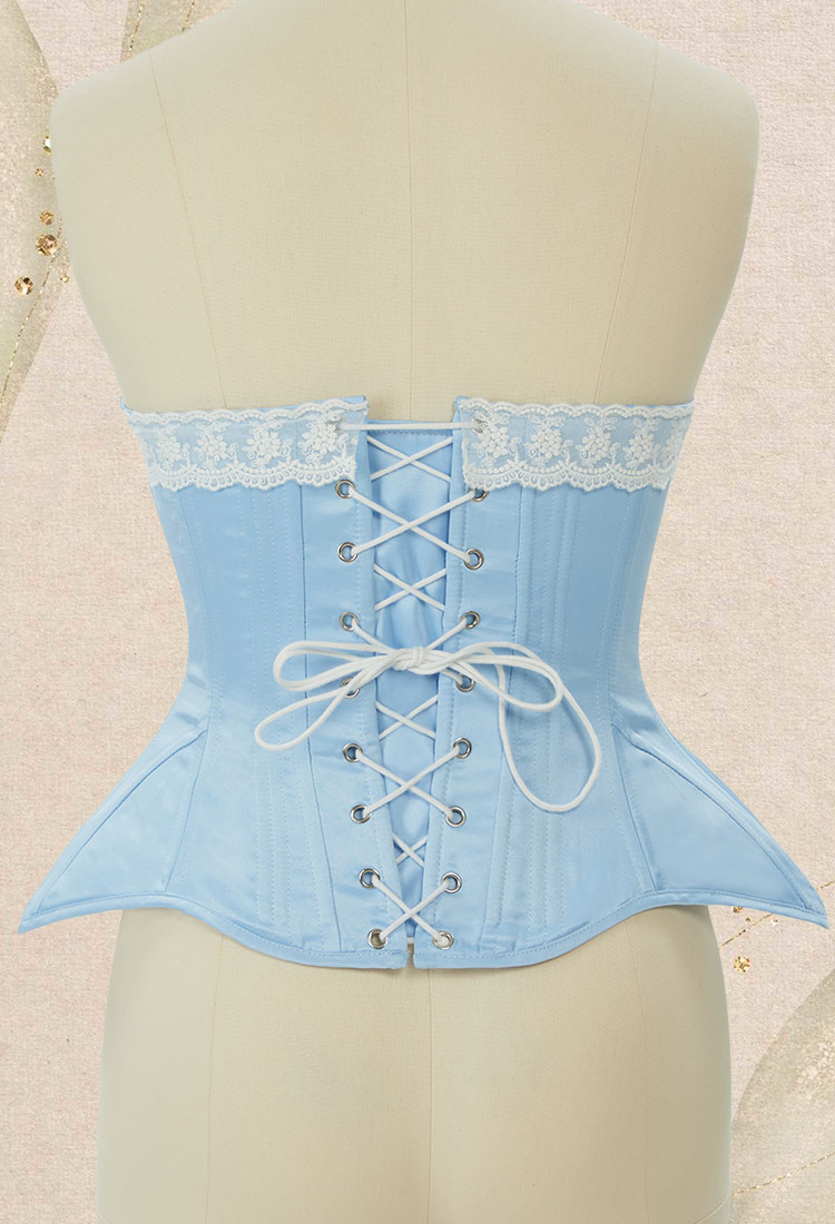 Medieval Renaissance Boned Waist Corset for Women 19th Century Vintage Lace Corset