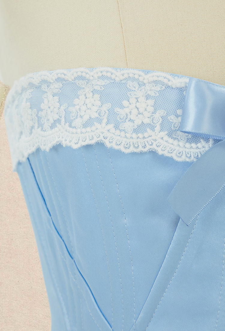 Medieval Renaissance Boned Waist Corset for Women 19th Century Vintage Lace Corset