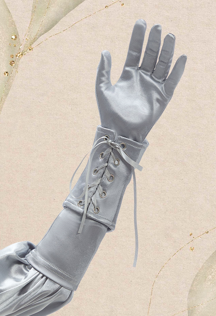 Medieval Elegant Female Warrior Dress Women Knight Maxi Dress with Gloves and Wrist Armor