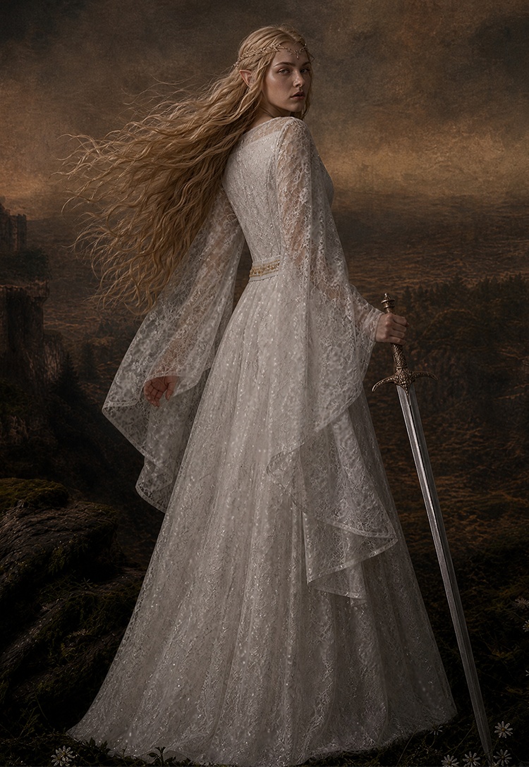 Galadhrim Star of Woodland Muse Dress