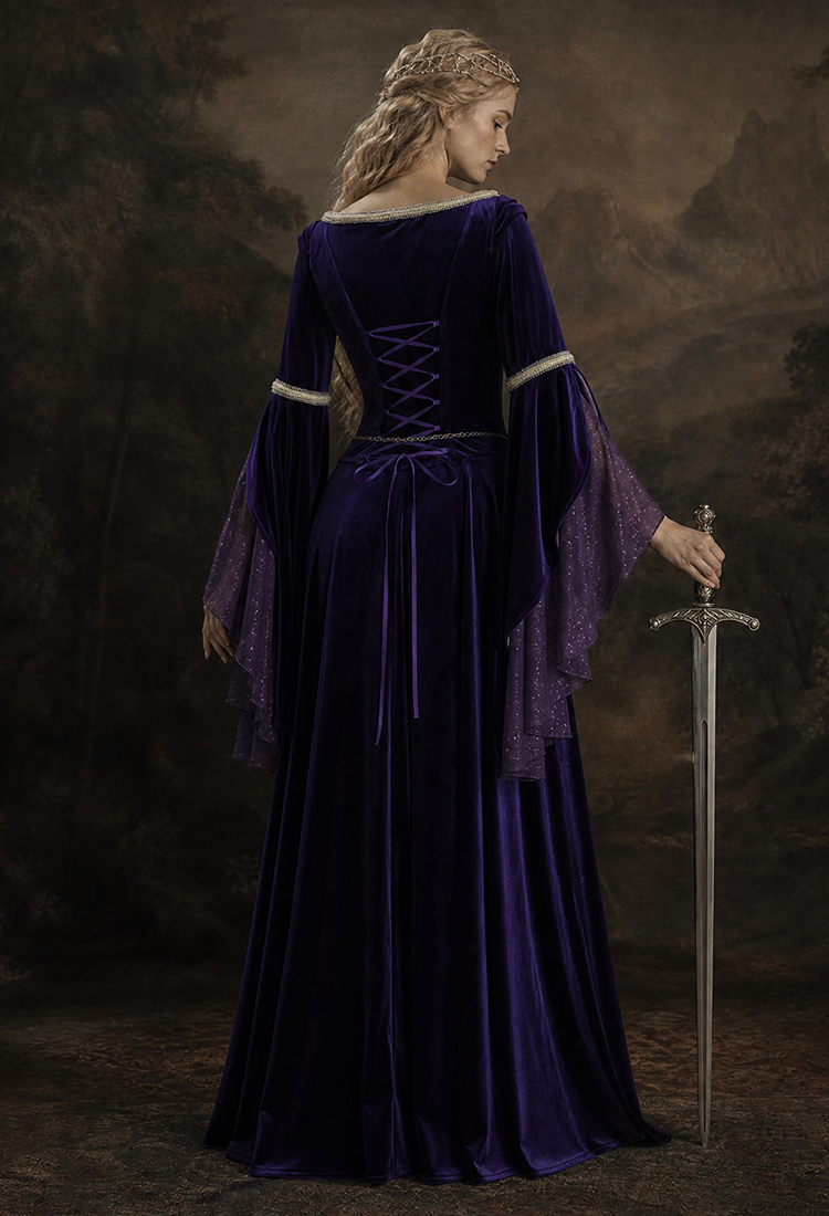 Purple Twilight of Woodland Muse Dress