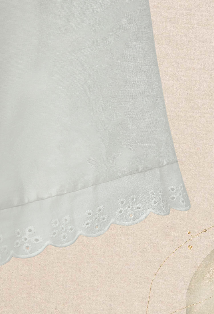 Medieval Vintage Inner Dress Renaissance Court Style White Bottom Dress