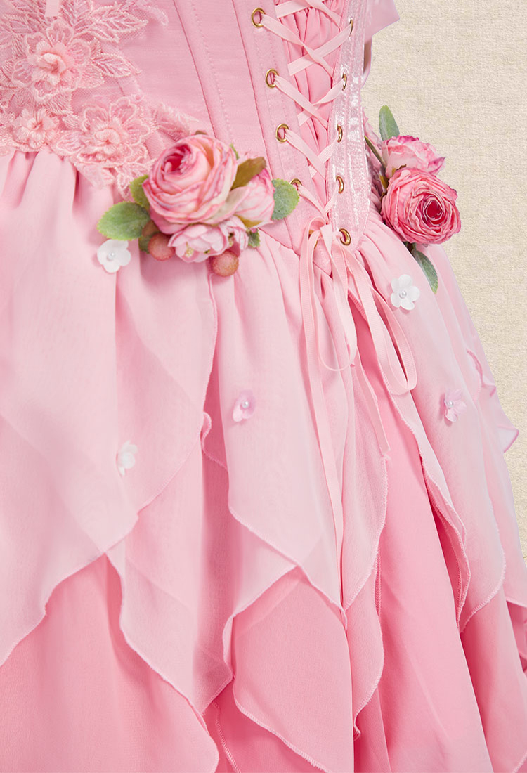 The Floral Awakening Spring Elf Dress