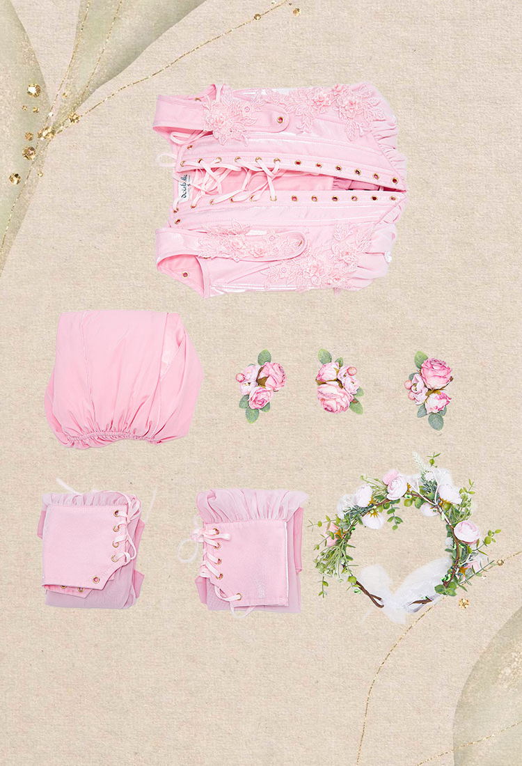 The Floral Awakening Spring Elf Dress