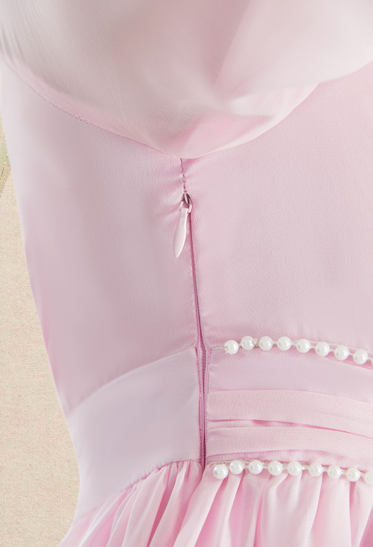 Medieval Princess Dress Renaissance Costume Pink Satin Gown with Hat