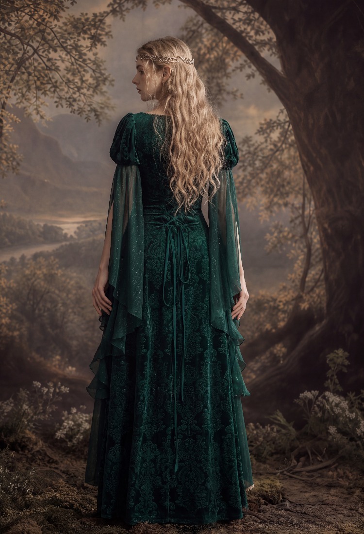 Purple Twilight of Woodland Muse Dress