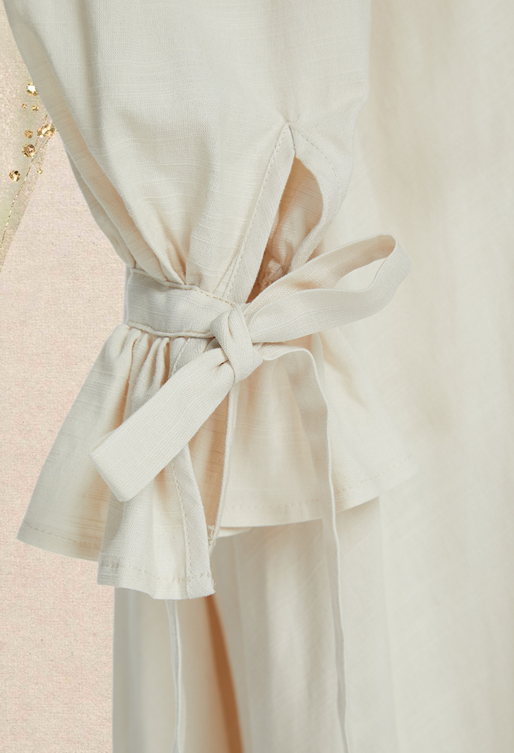 Medieval Renaissance Dress Princess Style White Long Sleeve Off Shoulder Dress with Ruffle Hem