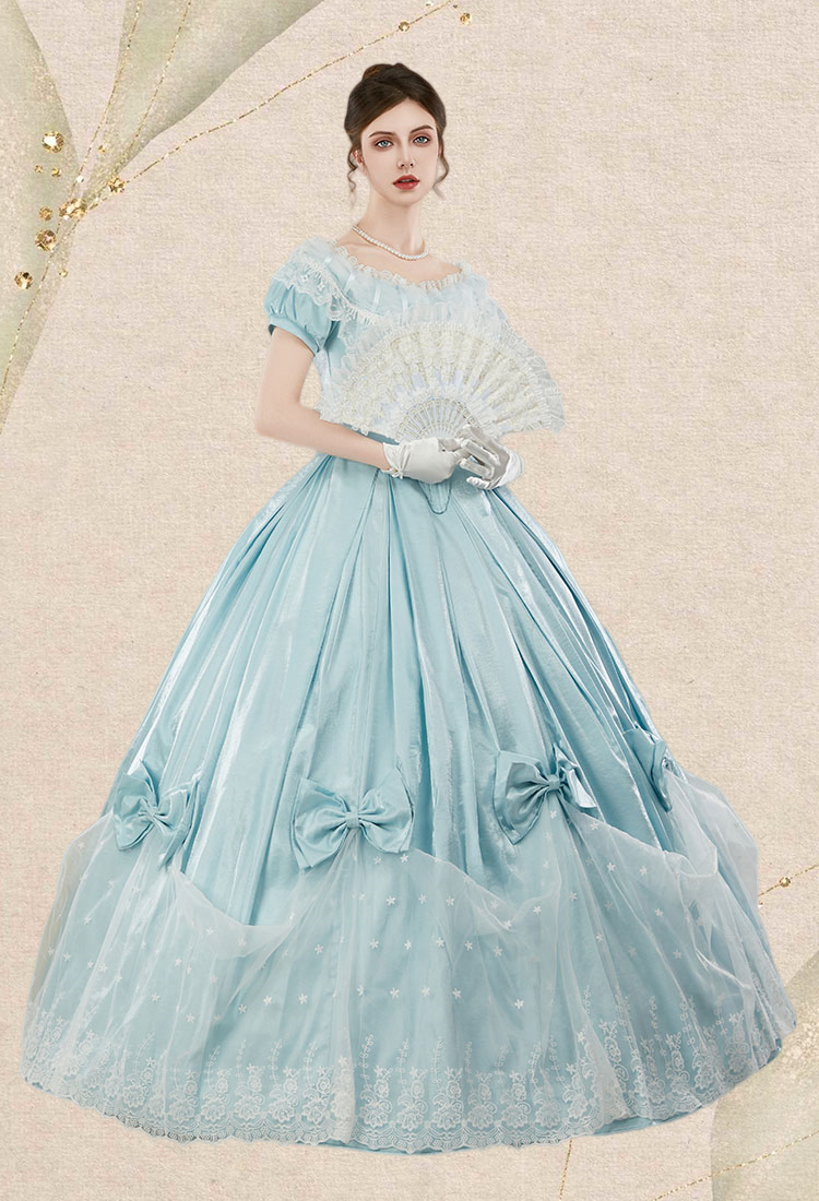 Medieval Renaissance Costume 18th Century Victorian Gown Dress Vintage Gorgeous Court Ball Dress