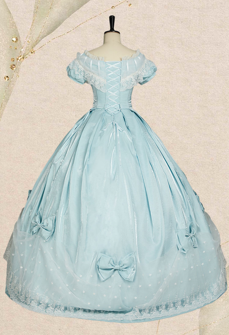 Medieval Renaissance Costume 18th Century Victorian Gown Dress Vintage Gorgeous Court Ball Dress