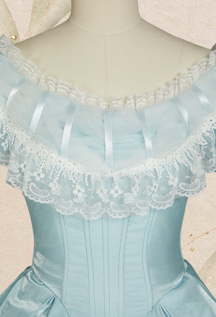 Medieval Renaissance Costume 18th Century Victorian Gown Dress Vintage Gorgeous Court Ball Dress