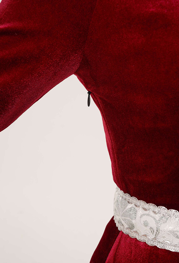 Medieval Fantasy Dress Grey Retro Costume Forest Fairy Elf Velvet Gown