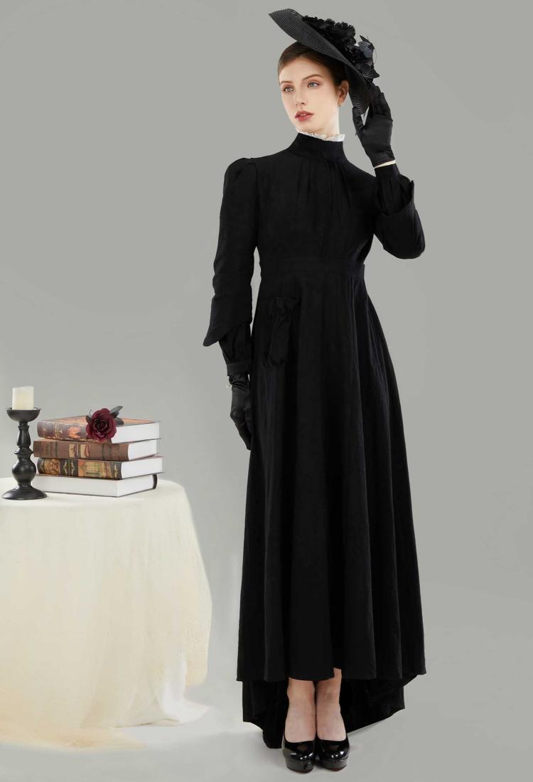 Women Renaissance Medieval Costume Edwardian Dress Gothic Vintage Ball Gown Masquerade Dress for Halloween