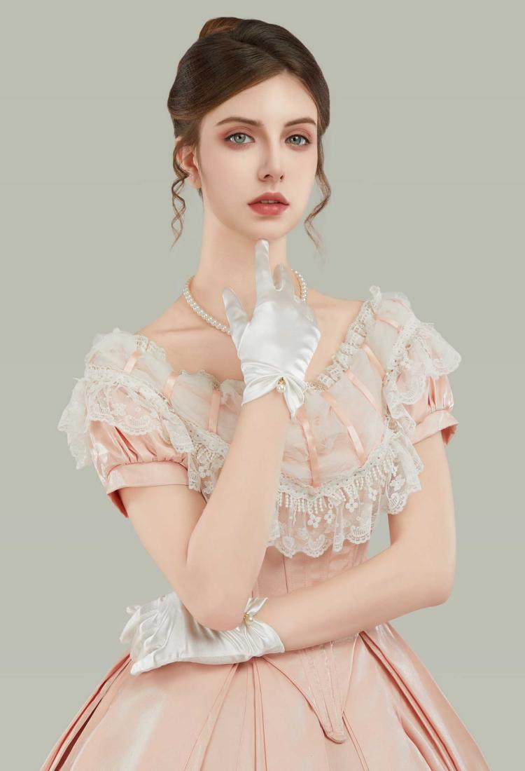 Women Renaissance Medieval Costume 18th Century Victorian Ball Gown Dress for Halloween