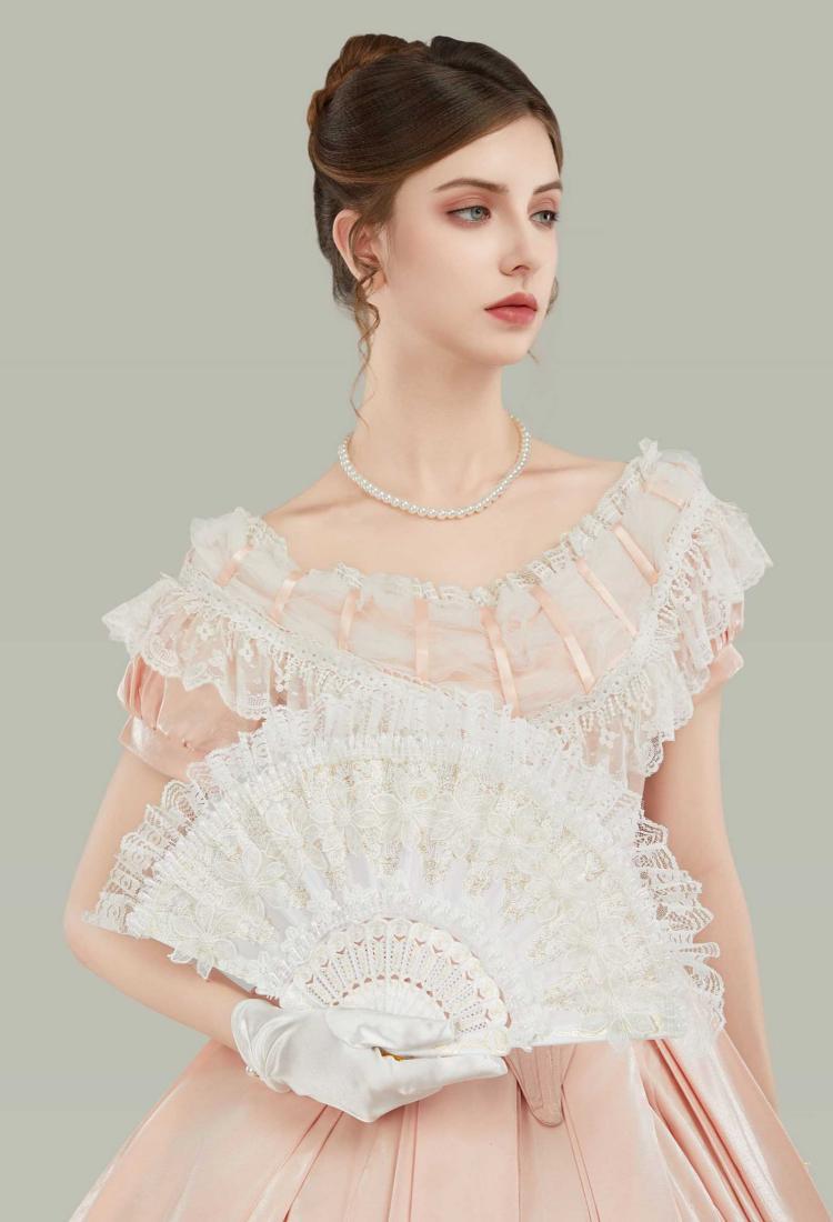 Women Renaissance Medieval Costume 18th Century Victorian Ball Gown Dress for Halloween