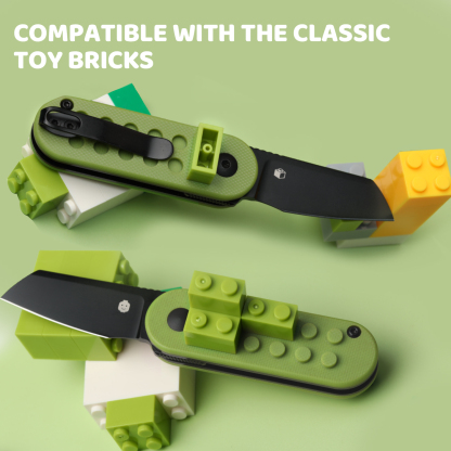 Nostalgia Play Series | Mini Bay | 14C28N | Green Brick G10 Handle | V2583A2