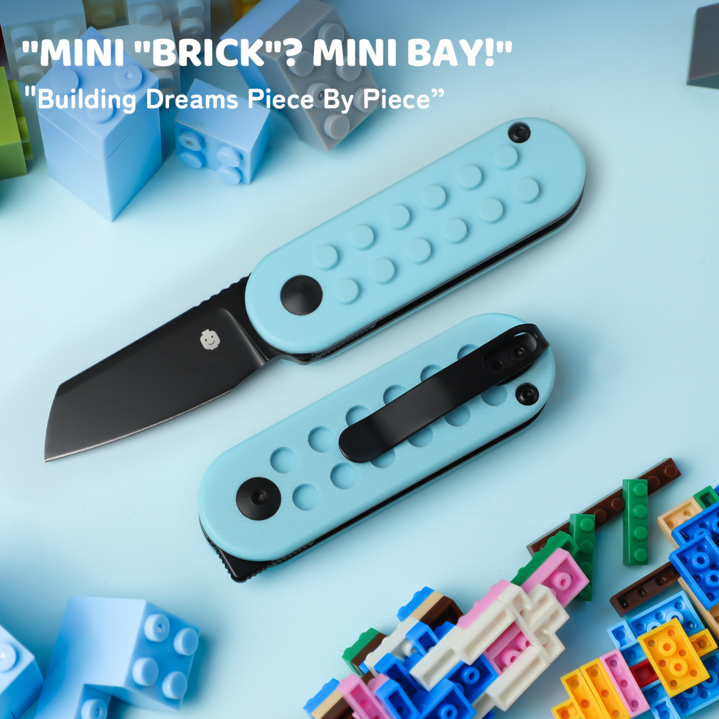 Nostalgia Play Series | Mini Bay | 14C28N | Blue Brick G10 Handle | V2583A2