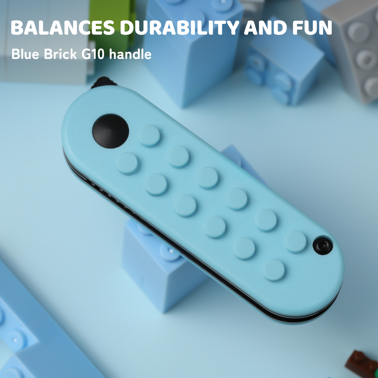 Nostalgia Play Series | Mini Bay | 14C28N | Blue Brick G10 Handle | V2583A2