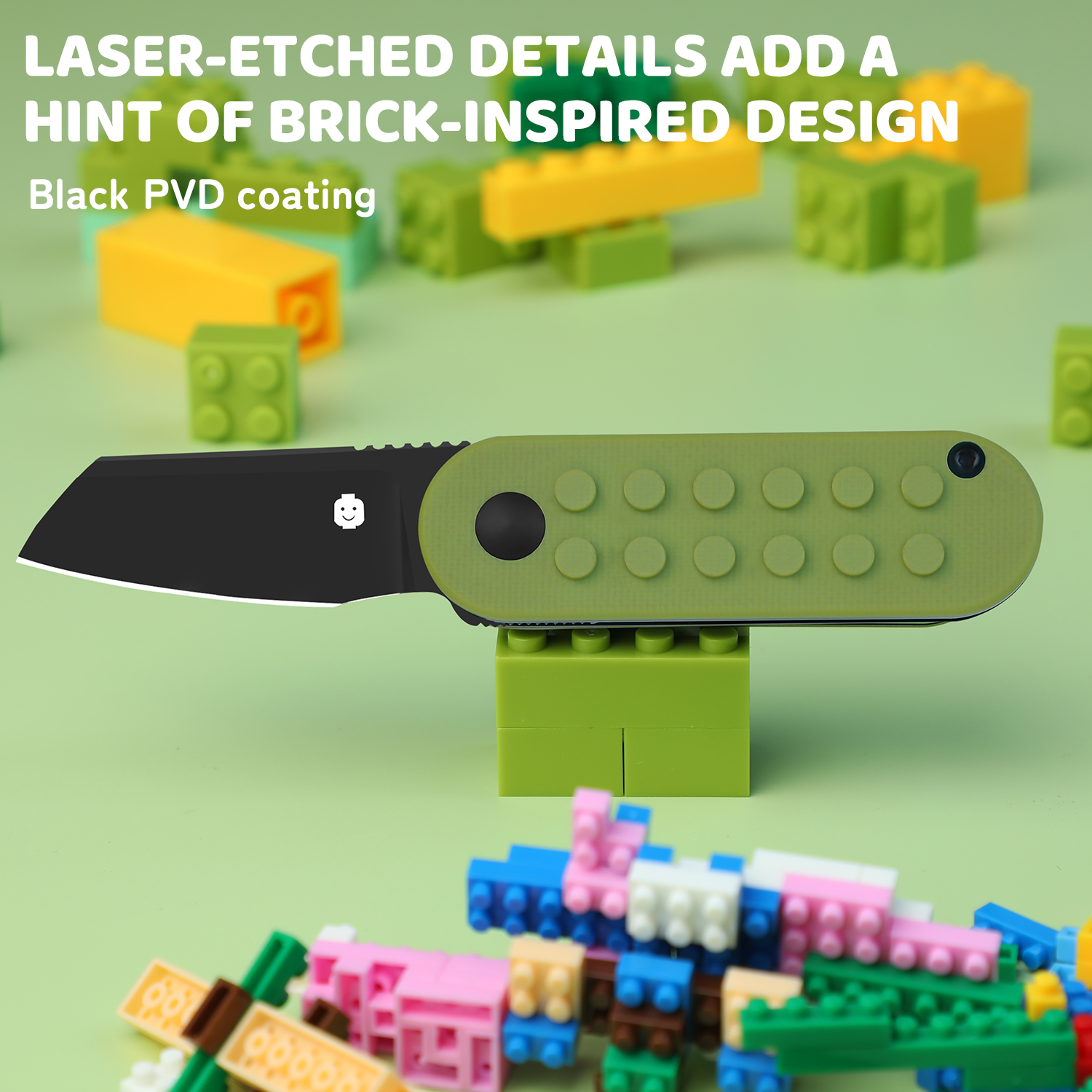 Nostalgia Play Series | Mini Bay | 14C28N | Green Brick G10 Handle | V2583A2