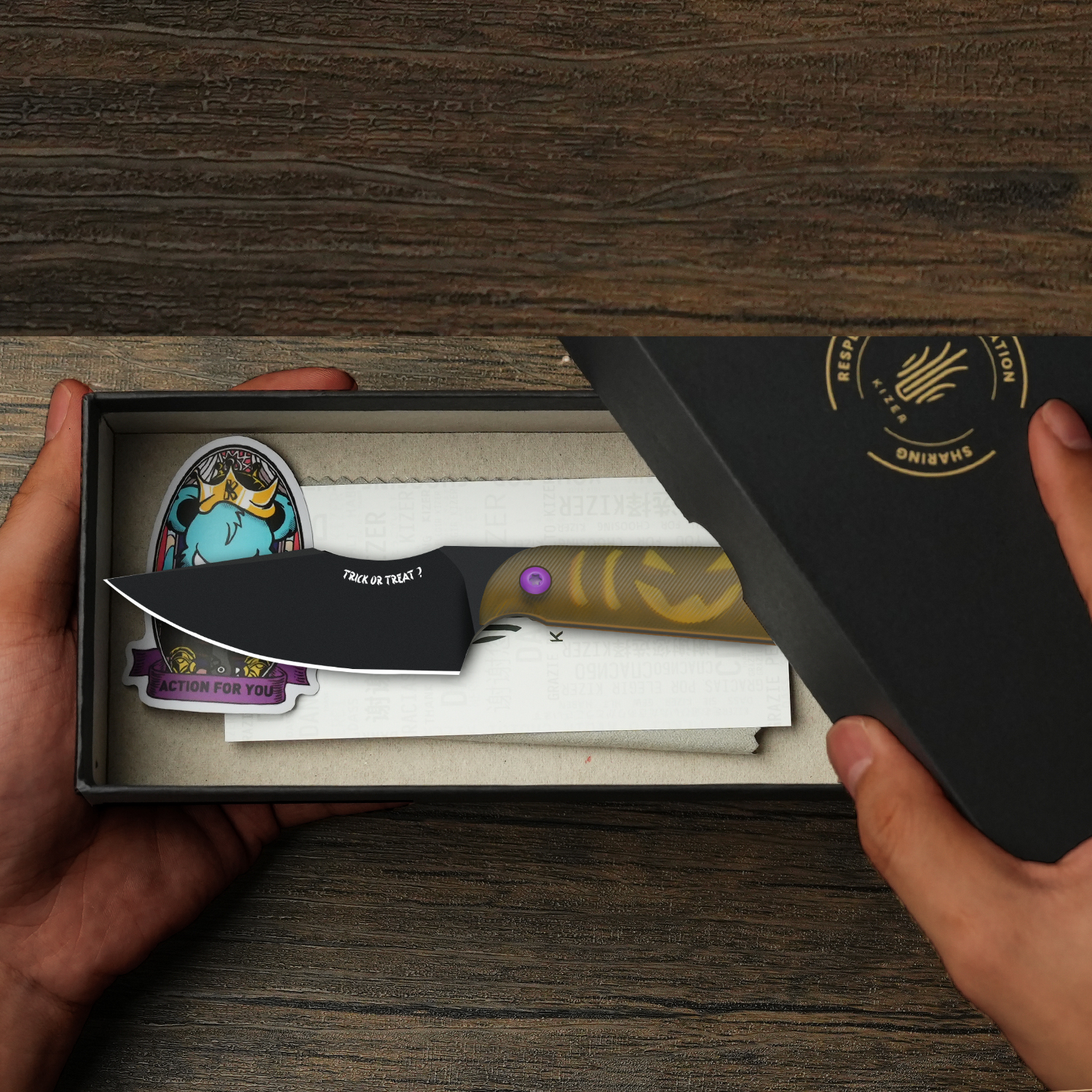 Halloween Series | Mini Harpoon | 3V Steel | PEI | 1040SHW1 | Limited Edition