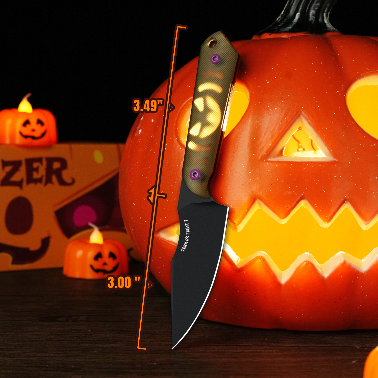 Halloween Series | Mini Harpoon | 3V Steel | PEI | 1040SHW1 | Limited Edition