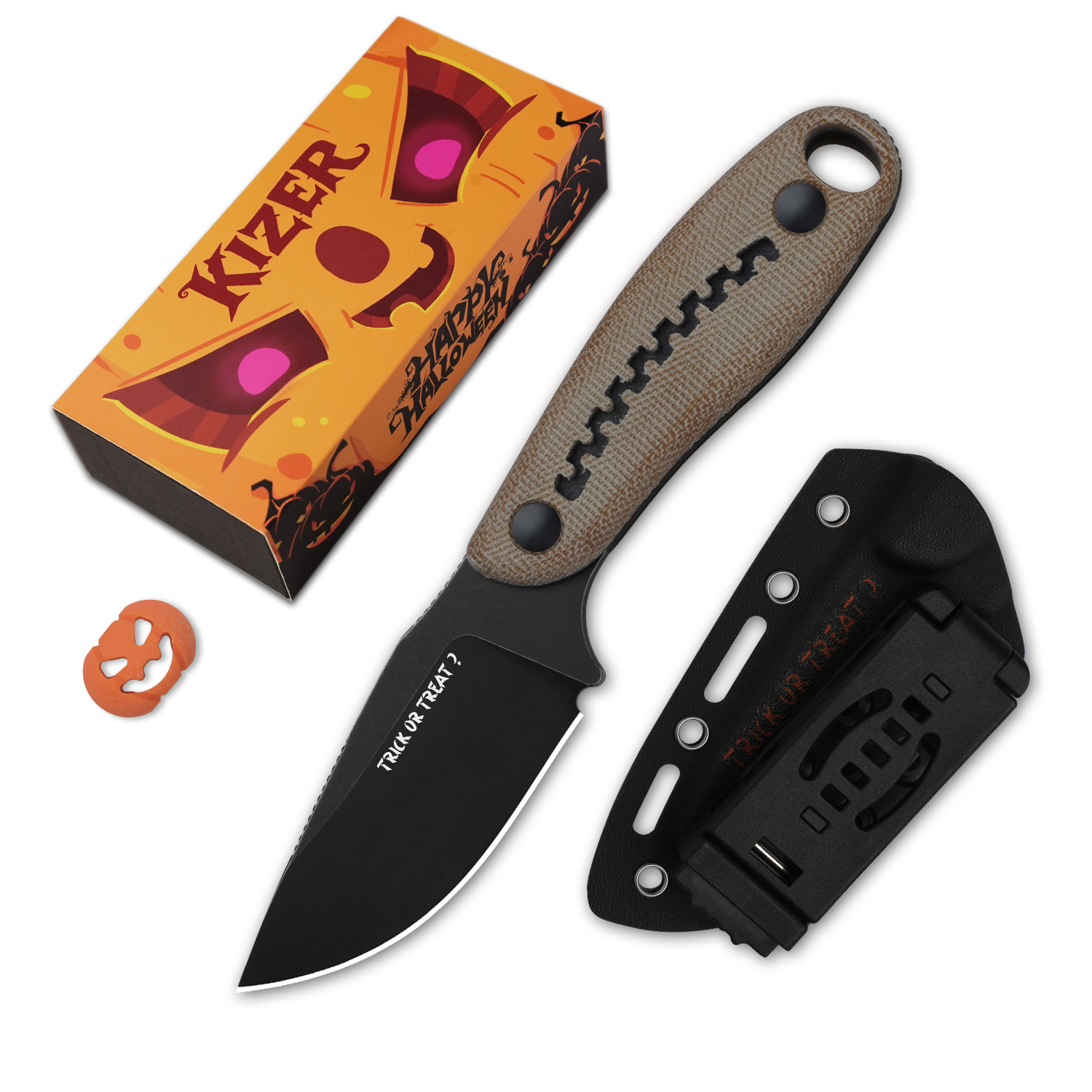 Halloween Series | Hare | Nitro-V | Micarta & G10 | 1077HW1 | Limited Edition