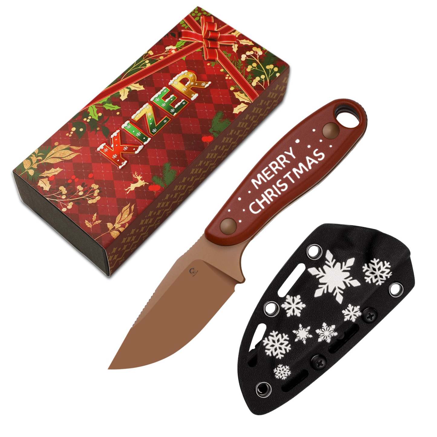 Christmas Series | HARE | D2 | Micarta & G10 | 1077MC1 | Limited Edition