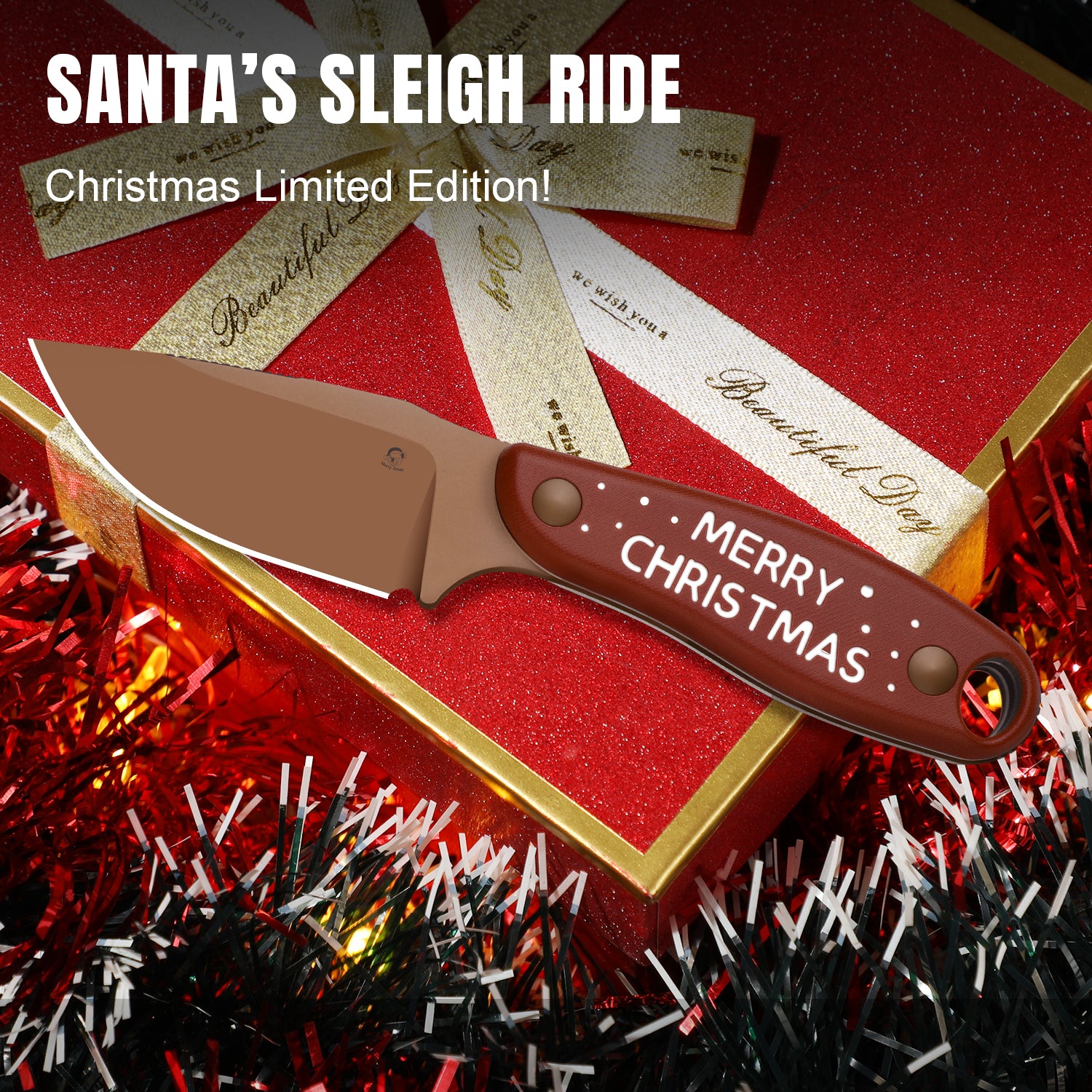 Christmas Series | HARE | D2 | Micarta & G10 | 1077MC1 | Limited Edition