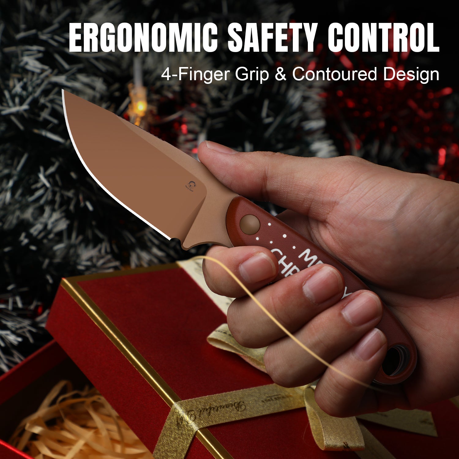 Christmas Series | HARE | D2 | Micarta & G10 | 1077MC1 | Limited Edition