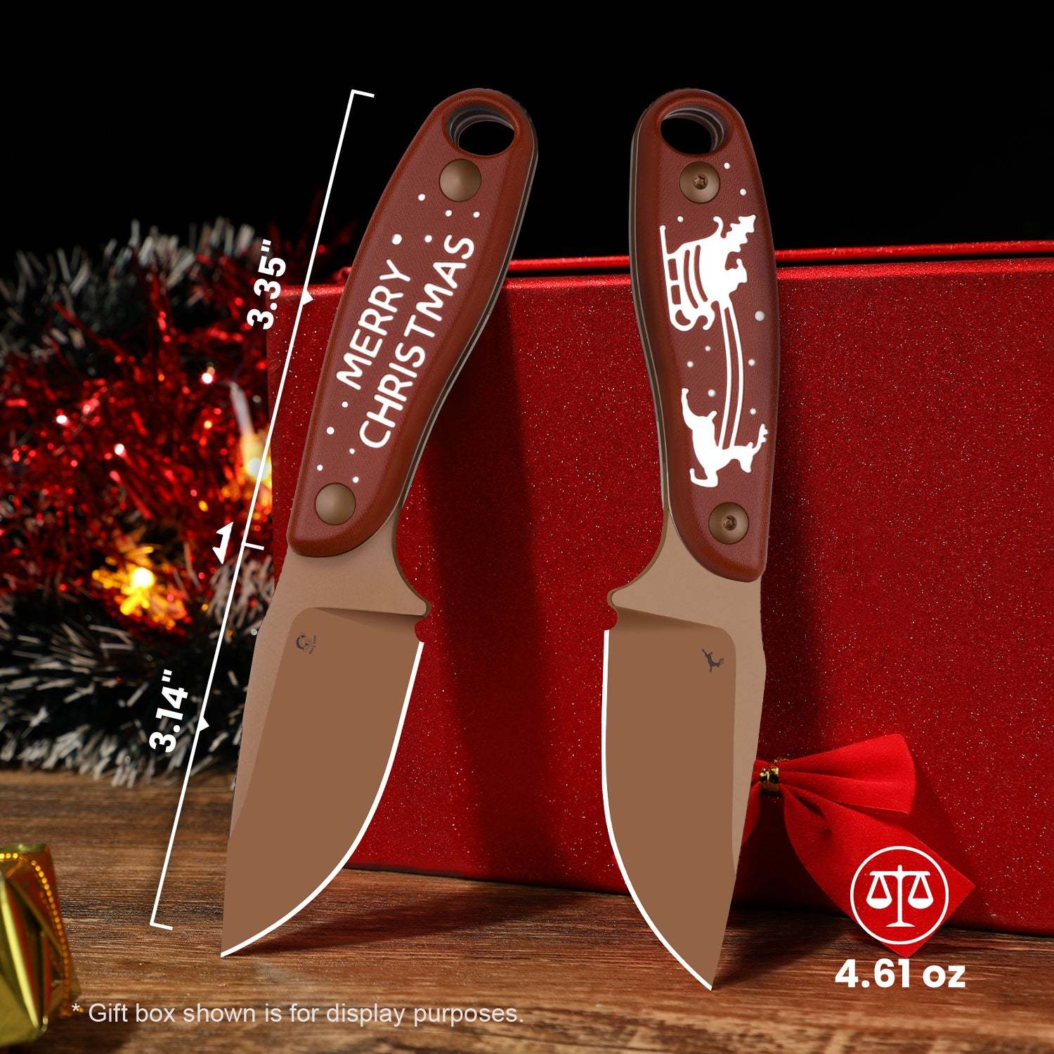 Christmas Series | HARE | D2 | Micarta & G10 | 1077MC1 | Limited Edition