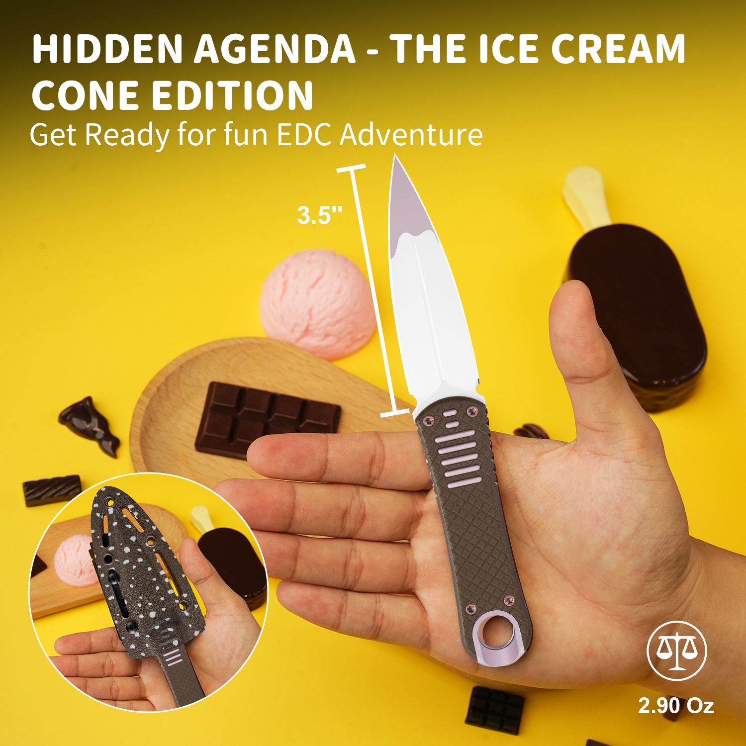 Summer Sweets Series | Hidden Agenda | AEB-L | G10 & Aluminum | 1083A4